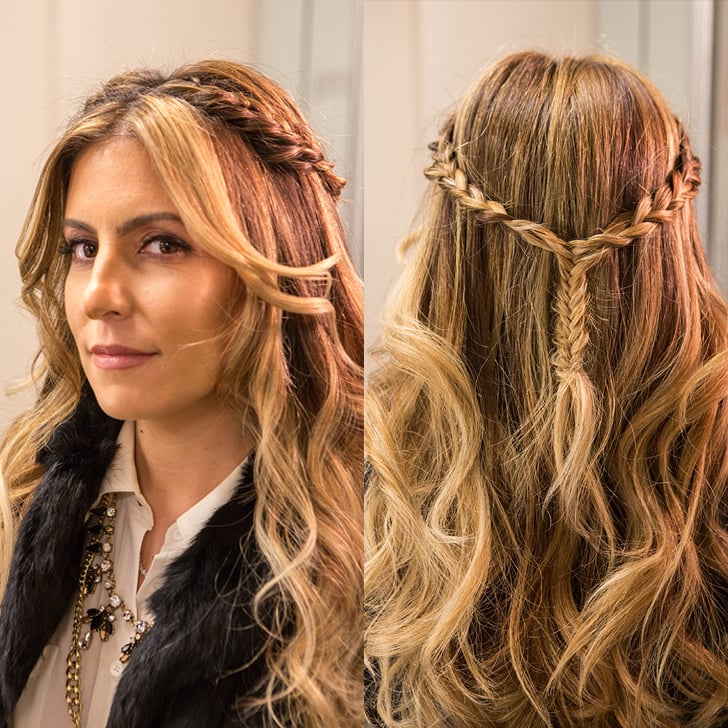Braided HalfUp Hairstyle POPSUGAR Beauty
