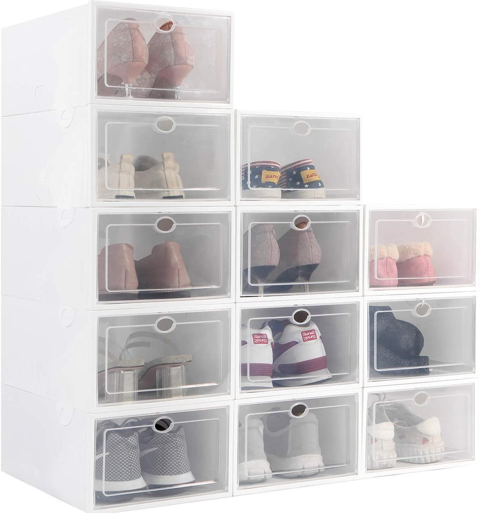 stacking shoe storage boxes