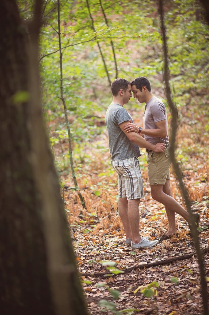 Photo By Makayla Jade Creatives Outdoor Gay Engagement Shoot In