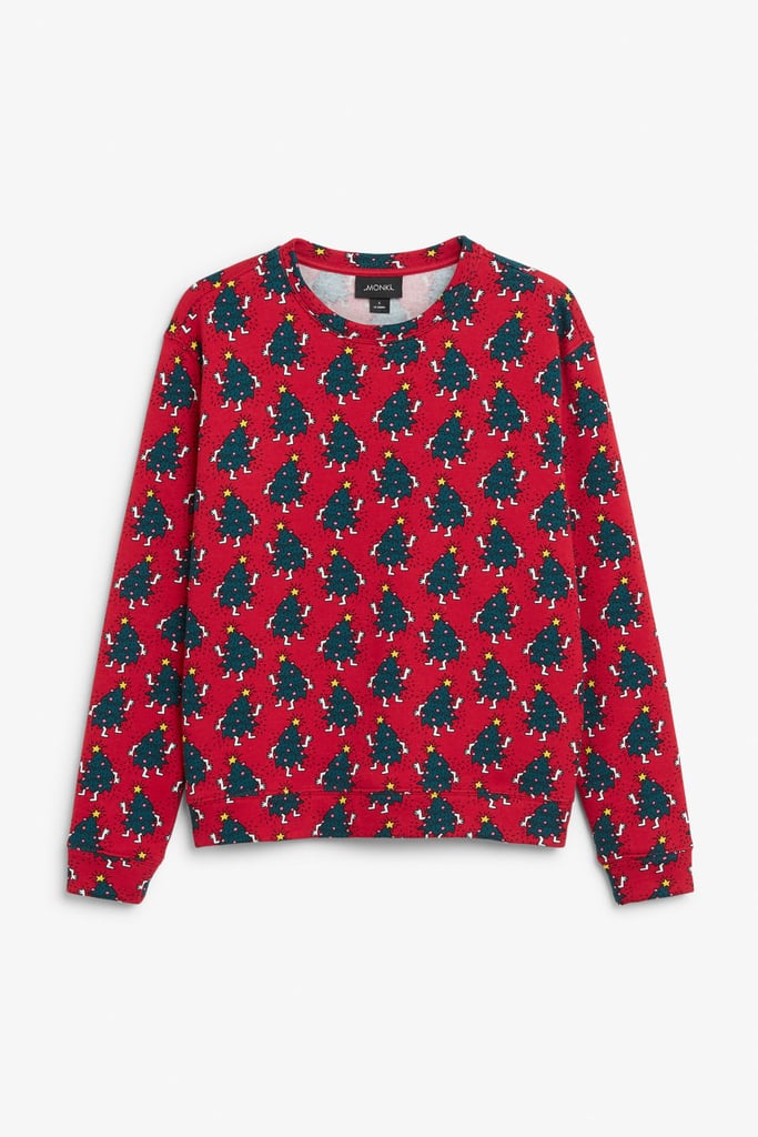 Monki Dancing Trees Christmas Jumper