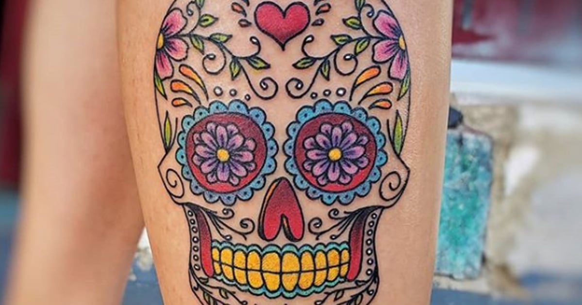 dia de los muertos art tattoos