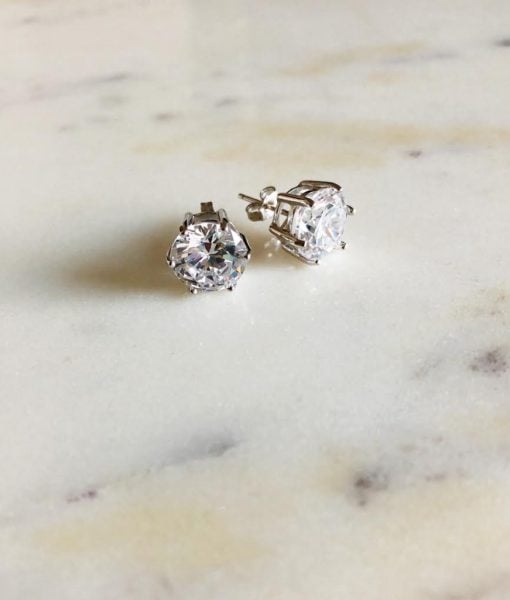 Jumbo Solitaire Studs