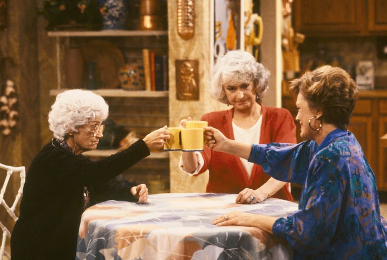 THE GOLDEN GIRLS, l-r: Estelle Getty, Bea Arthur, Rue McClanahan, 1985-1992. Touchstone Television/courtesy Everett Collection