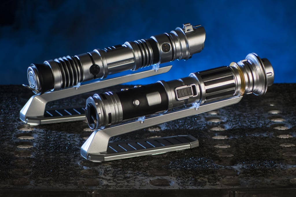 A look at the lightsabers that can be customized at Savi's Workshop.