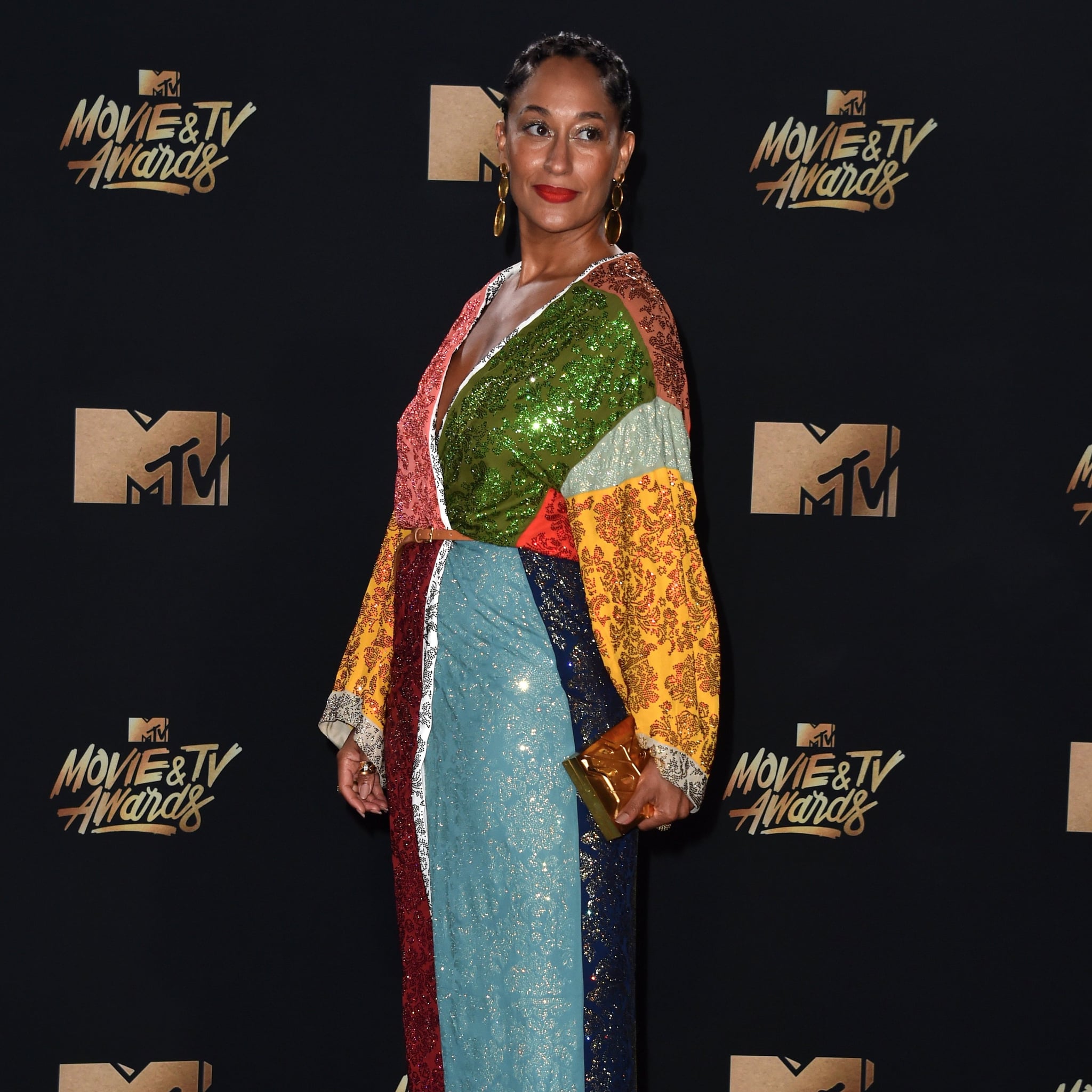 Tracee Ellis Ross Mtv Movie Awards Dress 2017 Popsugar Fashion