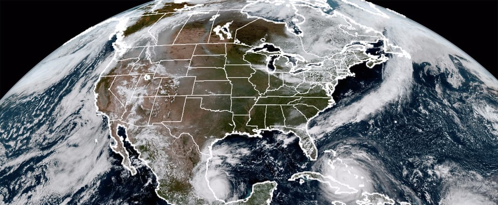 NOAA Satellite Image of Hurricanes Irma, Jose, and Katia