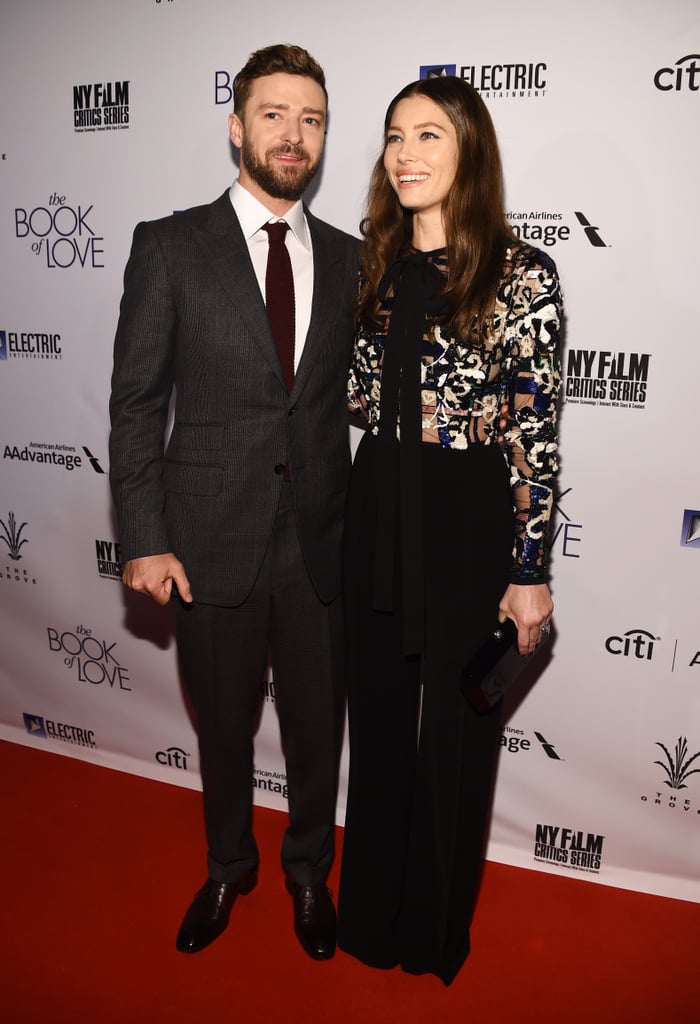 Jessica Biel and Justin Timberlake at Book of Love Premiere