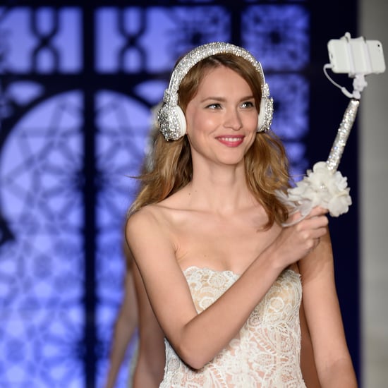 Reem Acra Bridal Headphones and Selfie Stick