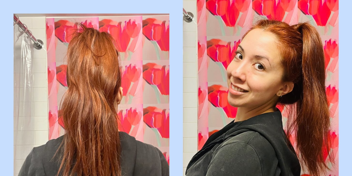 This Viral TikTok Hack Gave My Ponytail So Much Volume