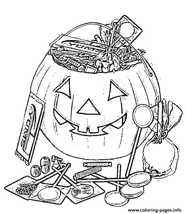 Candy in a Pumpkin Printable Candy in a Pumpkin Printable