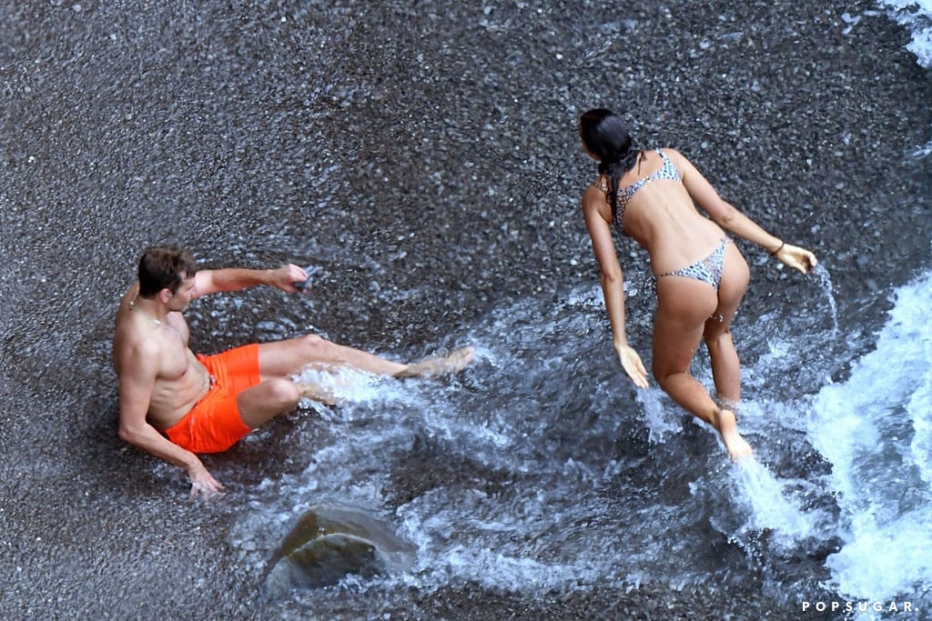 Bradley Cooper and Irina Shayk on the Beach in Italy 2018