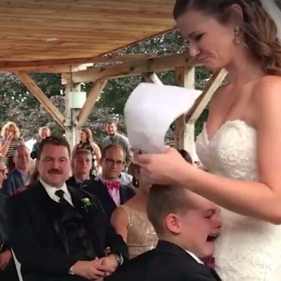 Marine's Son Cries Through Stepmom's Wedding Vows