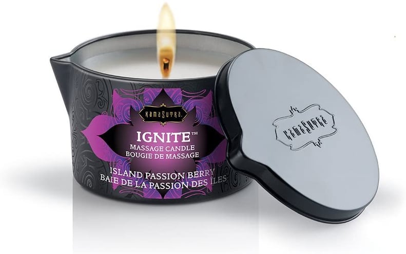 Kama Sutra Massage Oil Candle in Island Passion Fruit