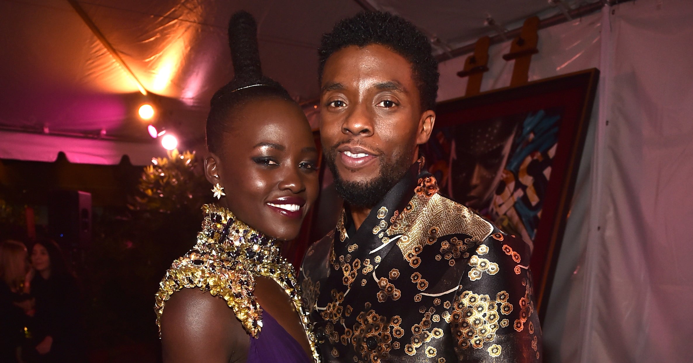 Lupita Nyong’o Posts Throwback Photo of Chadwick Boseman: “Fills Me With So Much Joy”