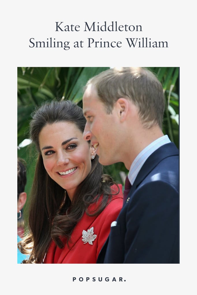 Kate Middleton Smiling at Prince William Pictures