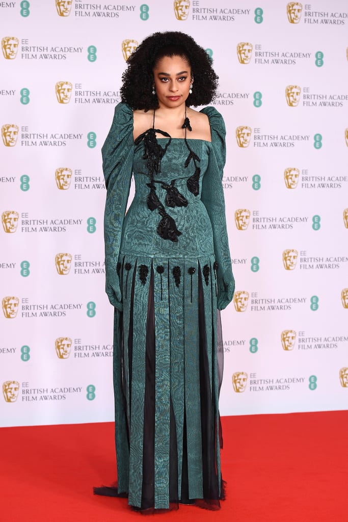 Celeste at the 2021 BAFTA Film Awards