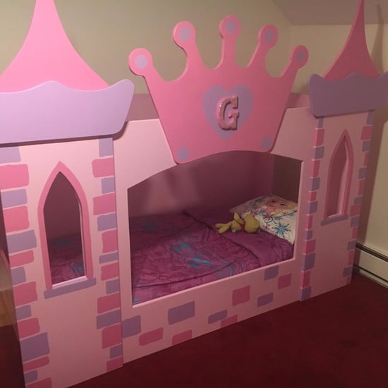 Dad Builds Princess Bed For Daughter