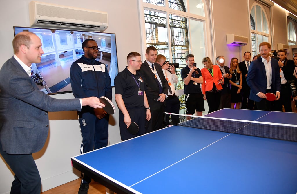 Pictures of Prince William and Prince Harry Playing Sports