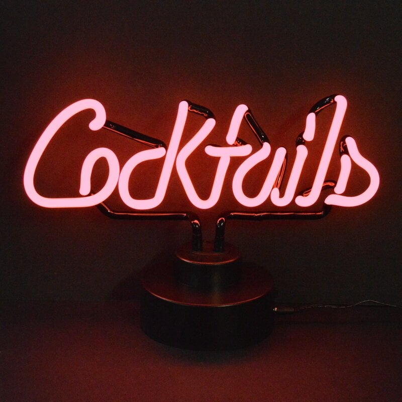 Guitierrez Cocktails Neon Sign