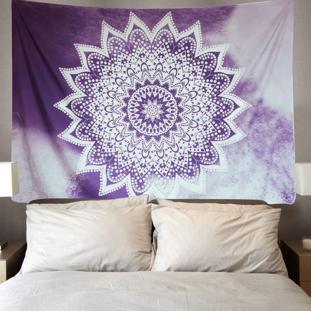 Purple Mandala Tapestry Wall Hanging