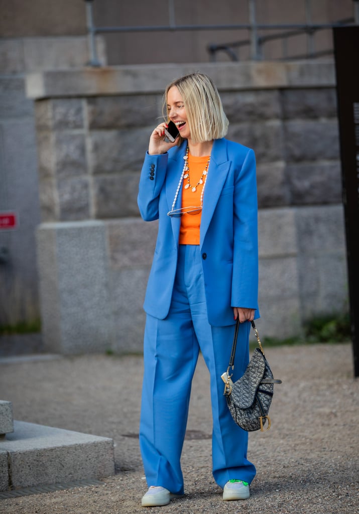 A great rule of thumb when you're playing with multiple colors is to go for contrasting tones for a fun-loving look that will have all heads turning.