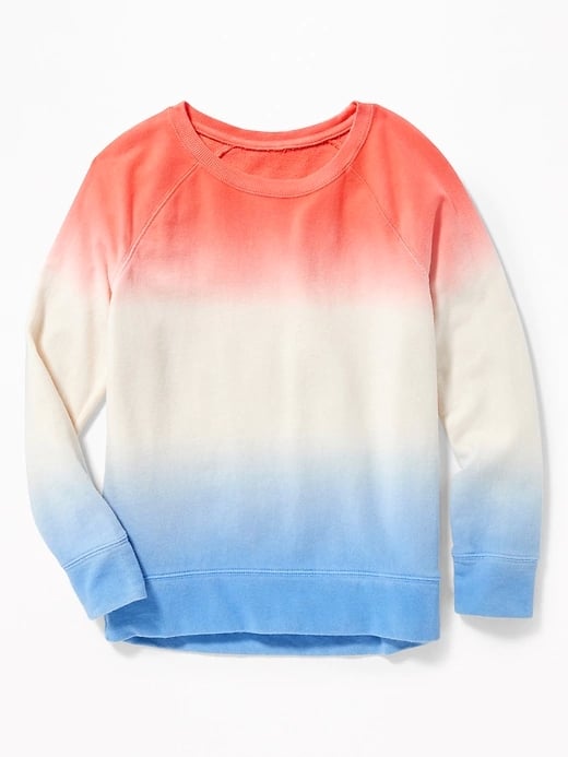 Old Navy French-Terry Dip-Dye Sweatshirt