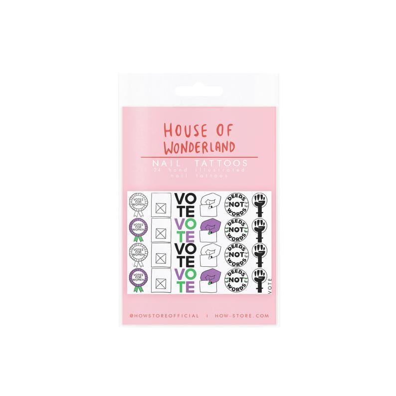 House Of Wonderland Vote Nail Stickers