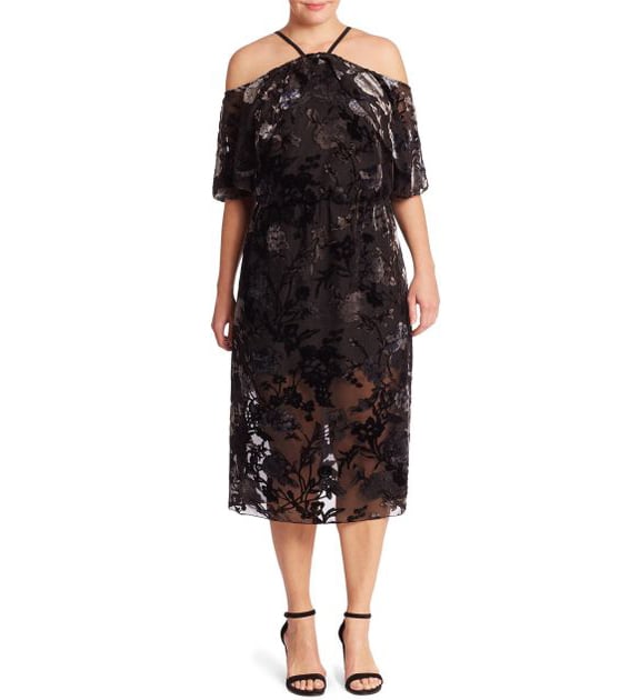 Shop the ABS Plus Floral Velvet Burnout Dress ($388) for fancier events.