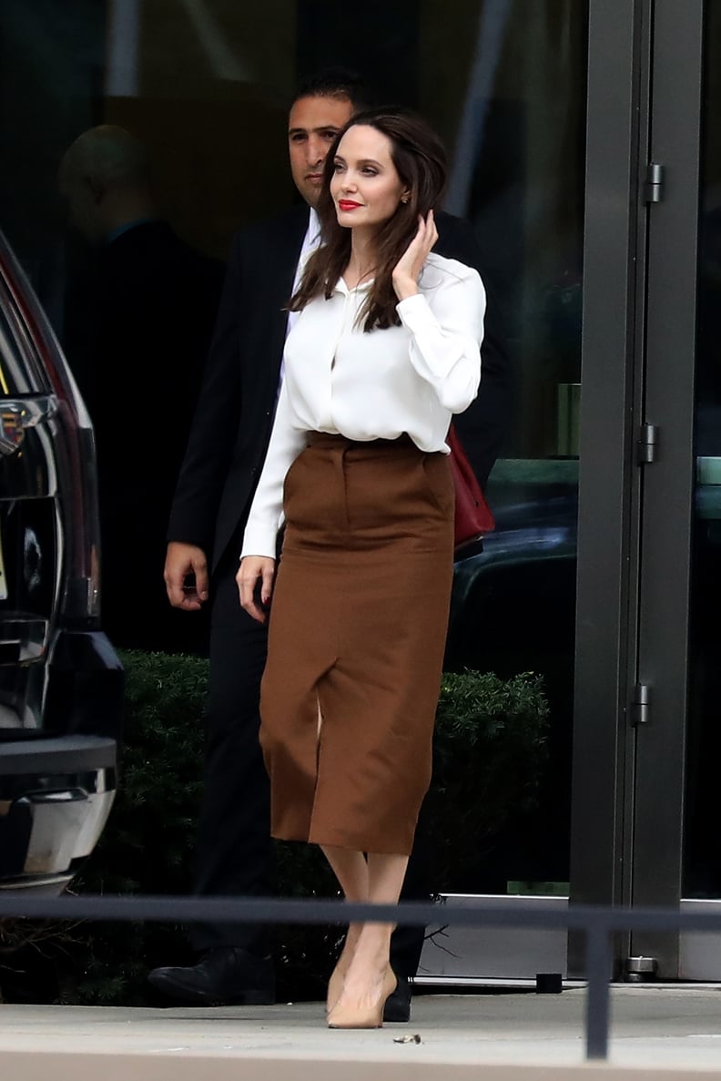 Angelina Jolie Work Outfit Ideas