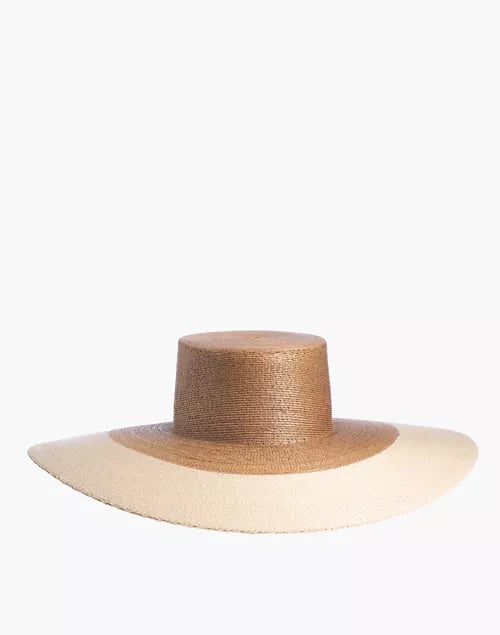 A 2-Toned Sun Hat: ASN Straw Mallorca Wide-Brimmed Hat