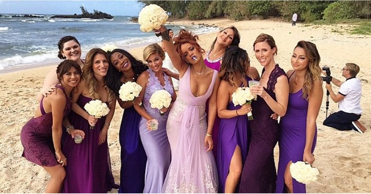 Badgley mischka cheap purple dress
