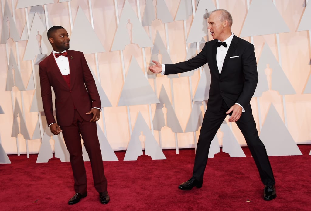 David Oyelowo and Michael Keaton at the Oscars 2015 | Photos