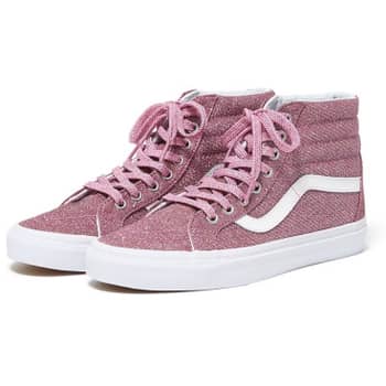 Pink Glitter Vans Sneakers | POPSUGAR Fashion