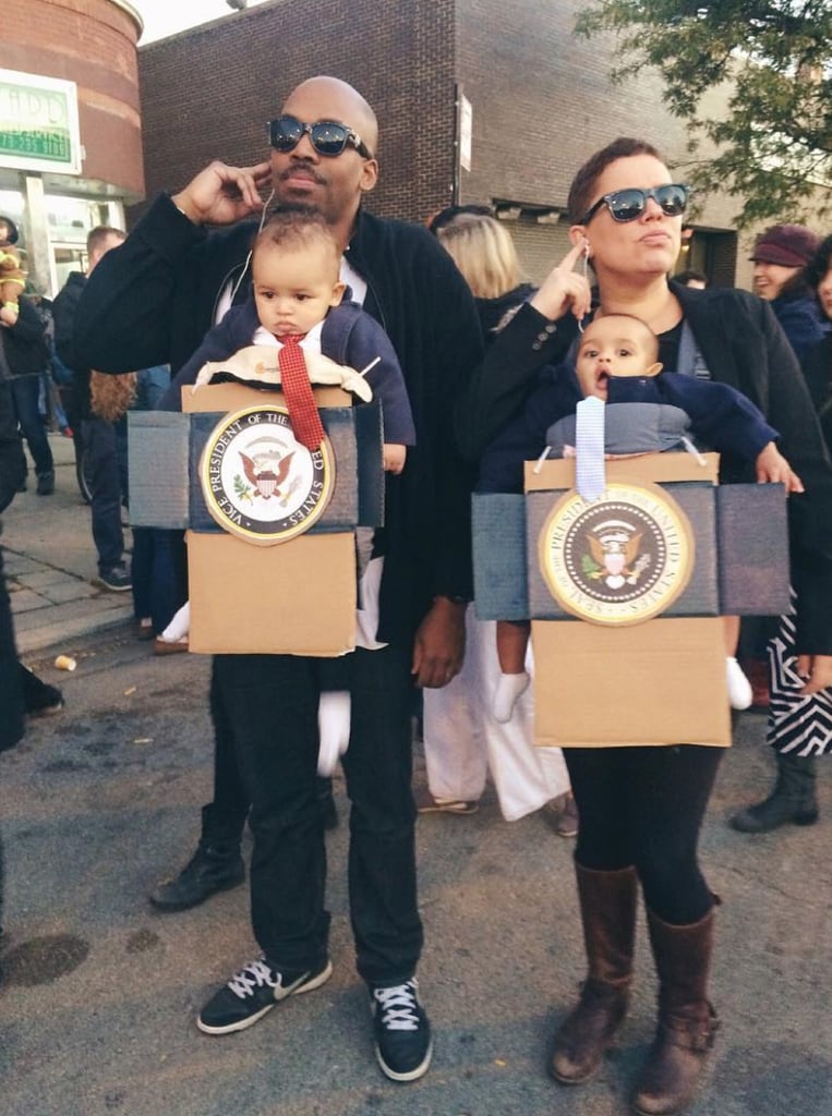 Family of 4 Halloween Costumes: Politicians (and Secret Service)