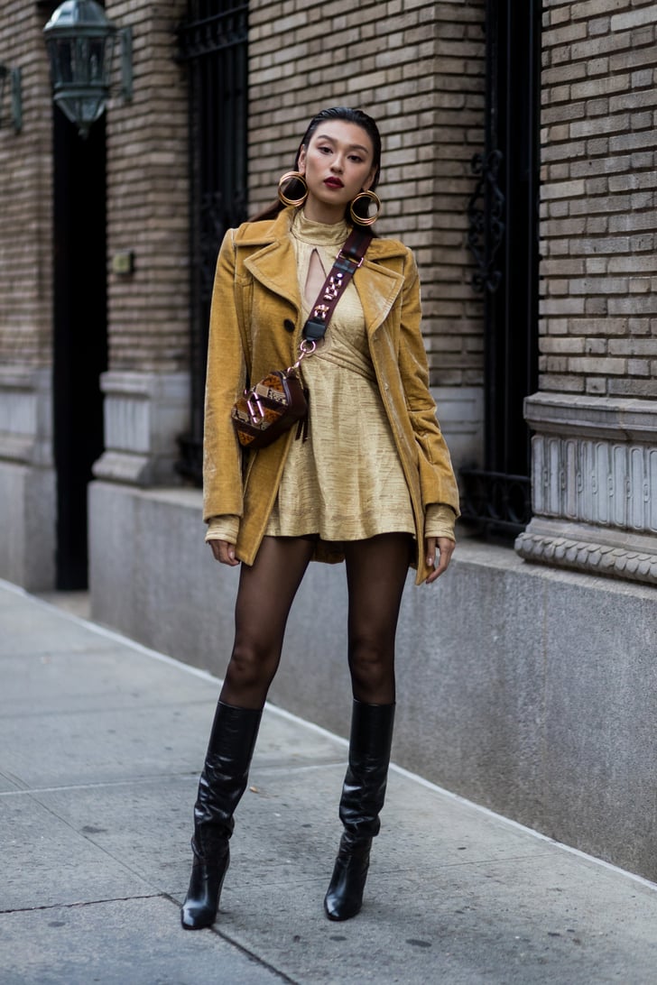 We Can Add Tights to Our Favorite Summer Styles | Fall Street Style ...