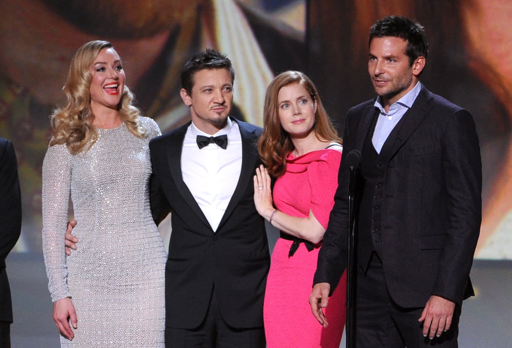 Bradley spoke when he and his costars, including Elisabeth Rohm, Jeremy Renner, and Amy Adams, took home the award for best acting ensemble.