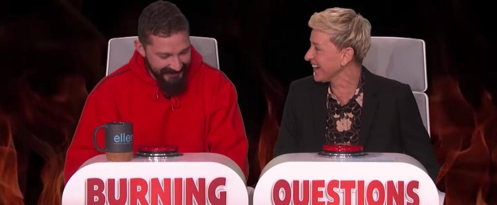 Shia LaBeouf Got a Standing Ovation on The Ellen DeGeneres Show For Liking "Boring Sex"