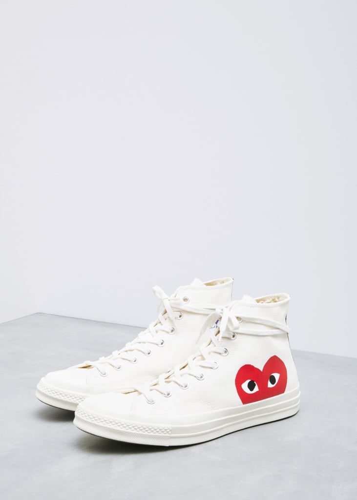 Comme Des Garcons Play High Top Converse Chuck Taylor