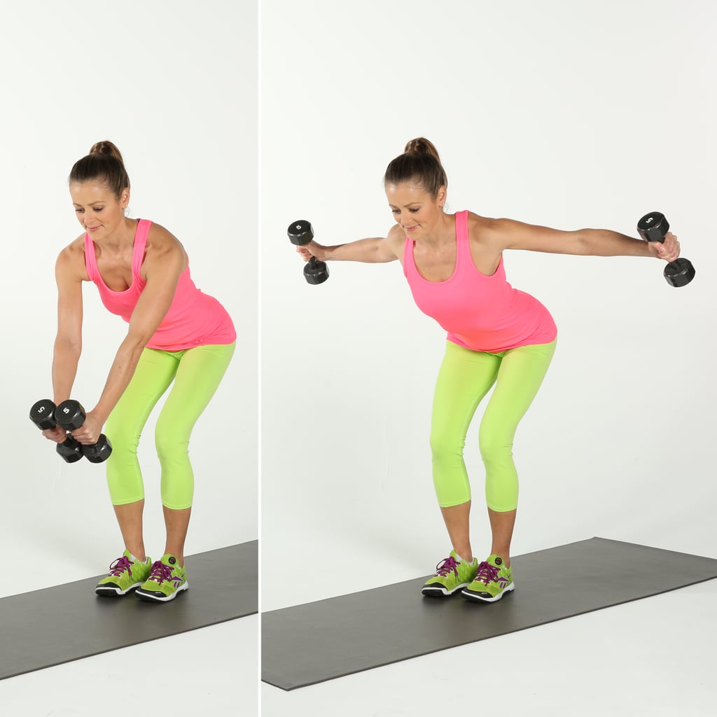 Dumbbell Back and Arm Exercise: Bent-Over Reverse Fly