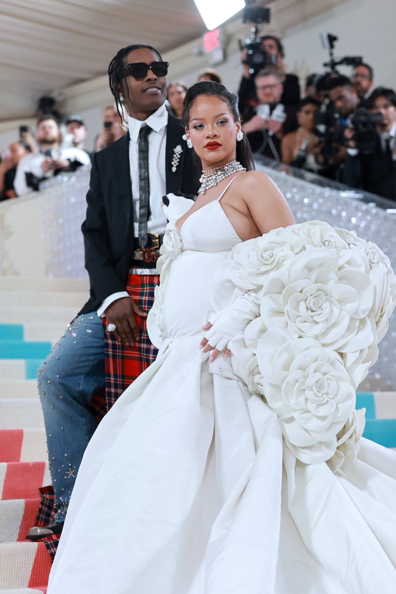 Rihanna and A$AP Rocky at the 2023 Met Gala | POPSUGAR Celebrity