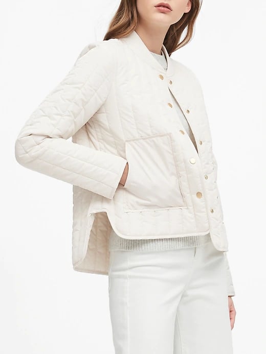 Water-Resistant Quilted Jacket