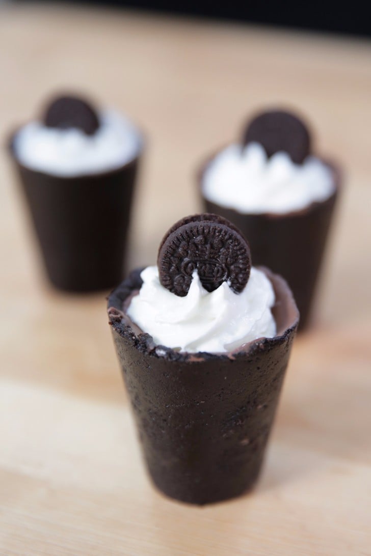 No-Bake Oreo Shot Glasses