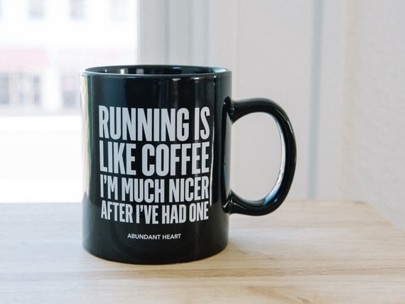 Running is Like Coffee 20 oz. Mug