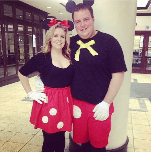 Minnie and Mickey | 57 Cheap and Original DIY Couples Halloween ...