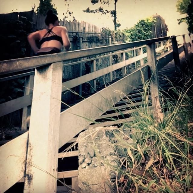 She Did Stair Runs For Strength and Endurance