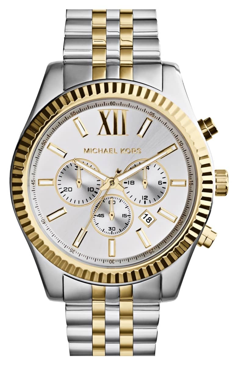 Michael Kors Large Lexington Chronograph Bracelet 45mm Watch