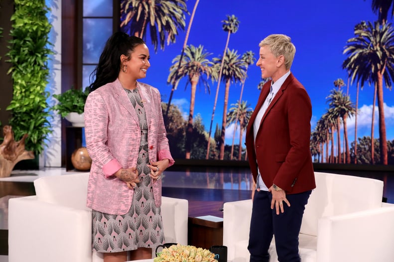 Photos of Demi Lovato on The Ellen DeGeneres Show