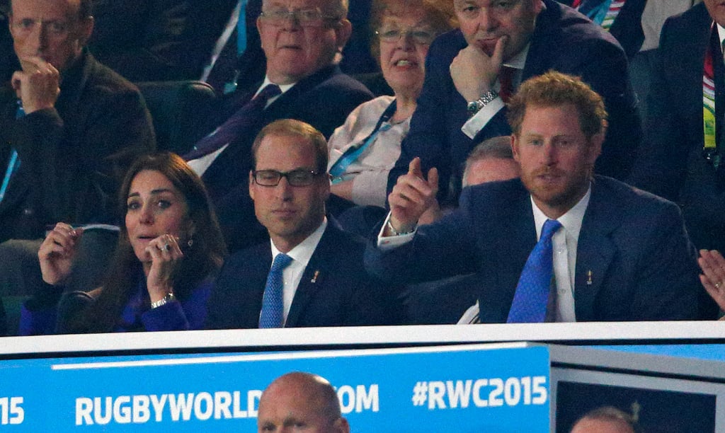 Prince William and Kate Middleton at Rugby World Cup 2015