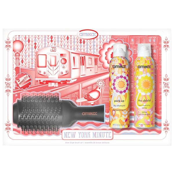 Amika New York Minute Hair Blow Dryer Brush Set