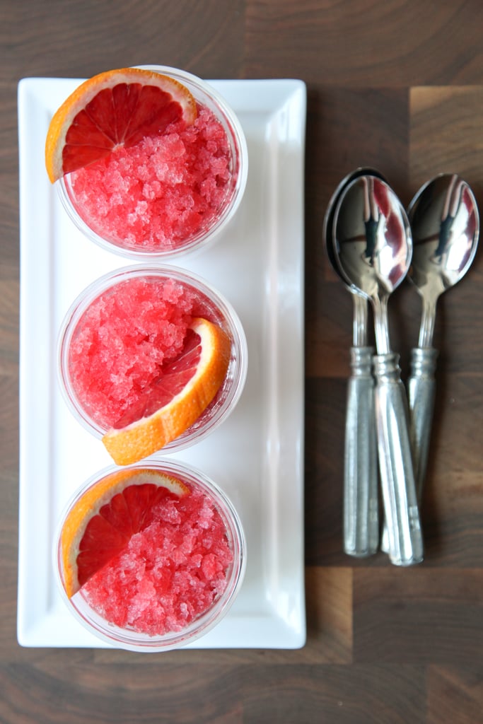 Blood Orange Aperol Granita